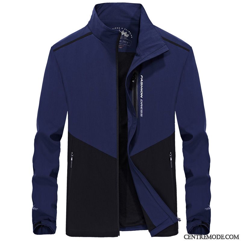 Veste En Jean Pour Homme Poudre Bleue Gris, Blouson Aviateur Homme En Ligne
