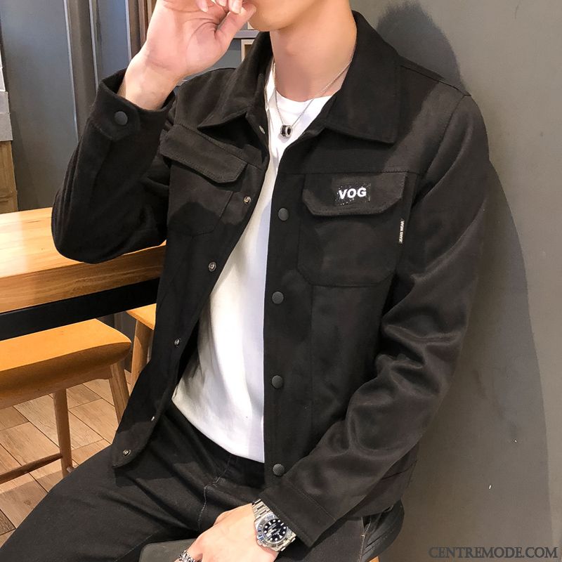 Vestes Homme Cargo Printemps Manteau Une Veste L'automne Tendance Vert