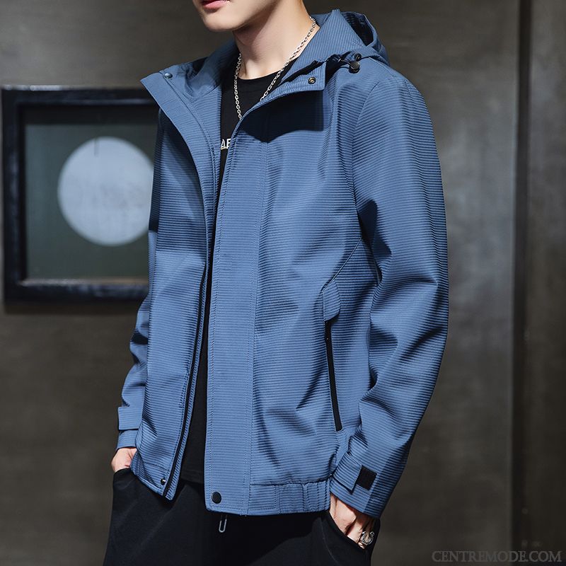 Vestes Homme Légère Manteau Coupe Vent Printemps L'automne