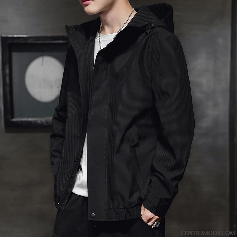 Vestes Homme Légère Manteau Coupe Vent Printemps L'automne