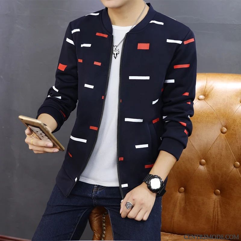 Vestes Homme Manteau Beau Vêtements De Baseball L'automne Clearance À Vendre Décontractée Gris
