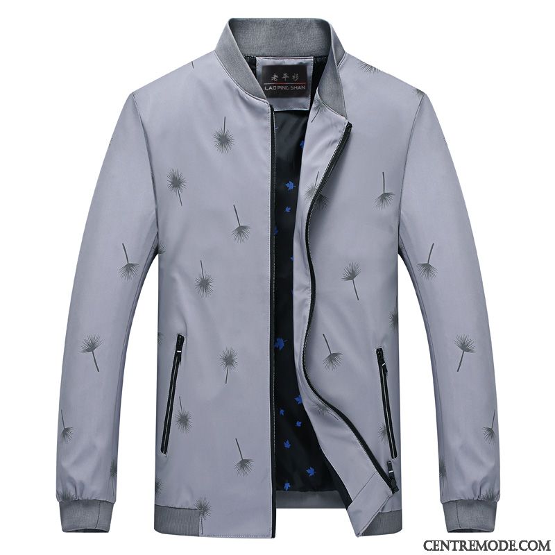Vestes Homme Manteau Âge Moyen Hiver Épaissir Décontractée L'automne Vert