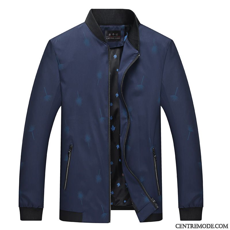Vestes Homme Manteau Âge Moyen Hiver Épaissir Décontractée L'automne Vert
