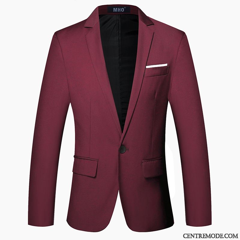 Vetement Mariage Homme, Blazer De Costume Blanche Marine Bleu