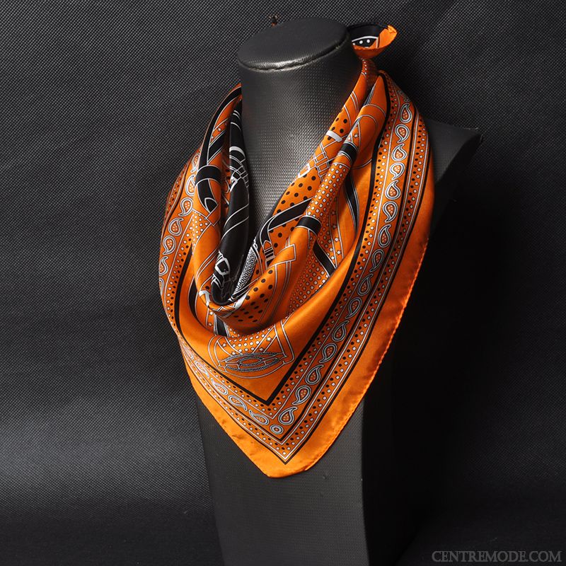 Écharpe Homme Soie Soie Mulberry Foulard Petit Bordeaux