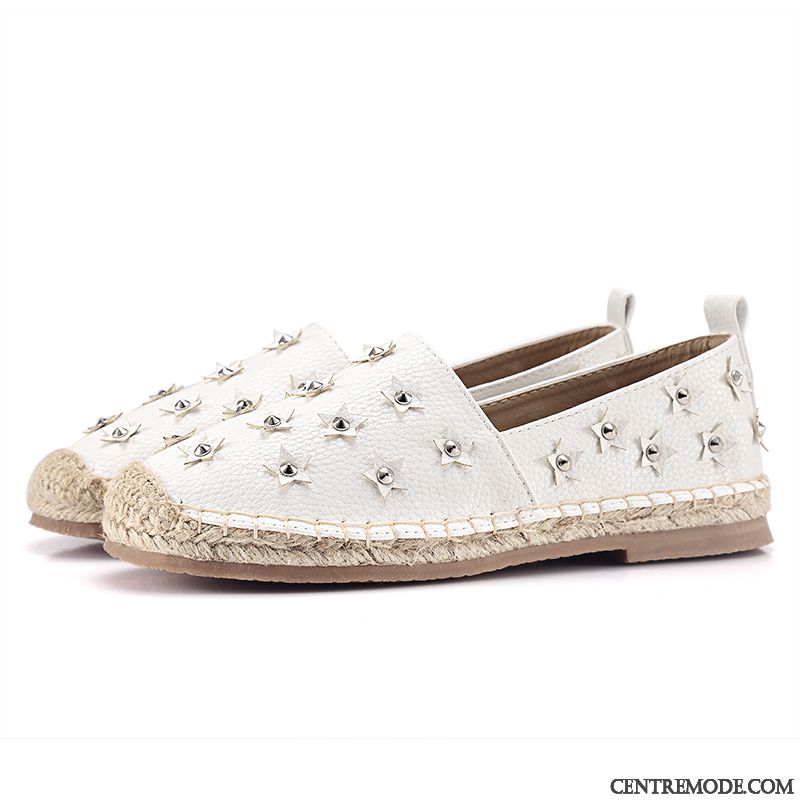 Achat Chaussure Femme, Mocassin Noir Femme Pas Cher Rose Choquant Gris Fumé