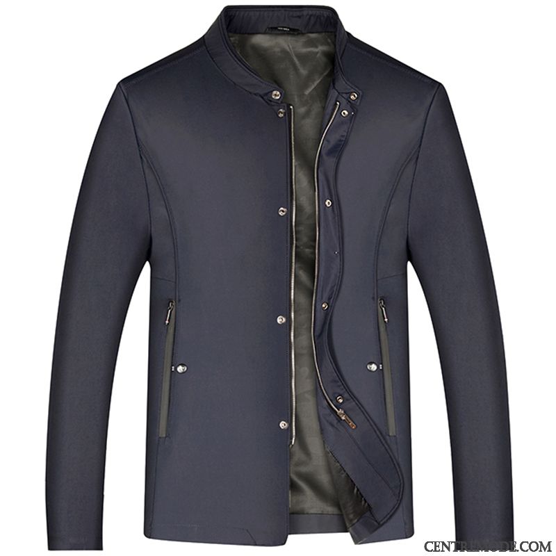 Blouson Cuir Aviateur Homme, Veste Tendance Homme Seagreen Seagreen