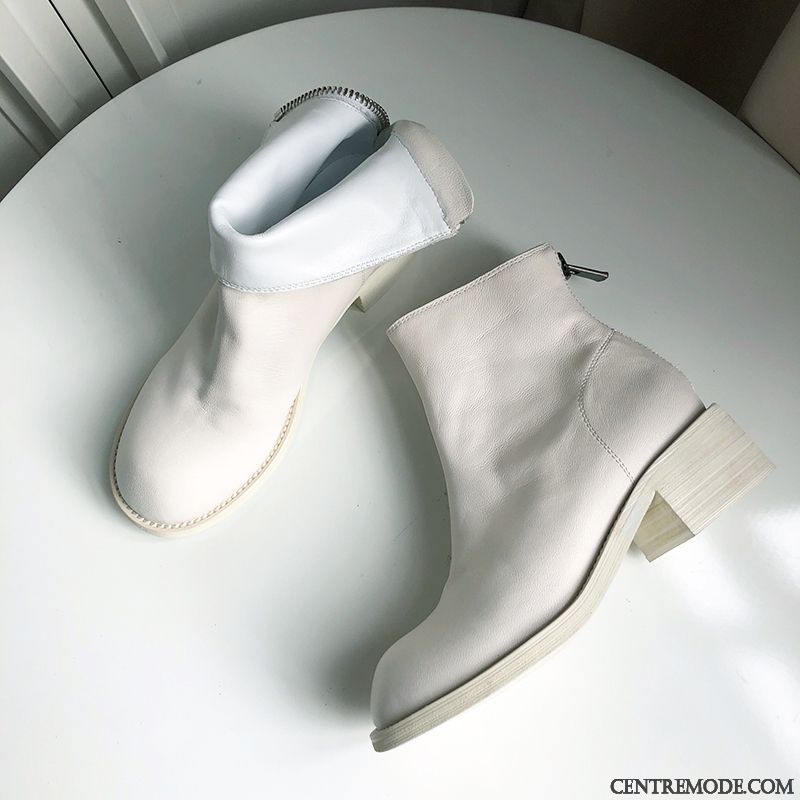 Bottines Plates Femme Cuir, Bottines Été Femme Pas Cher Vert Émeraude Vert