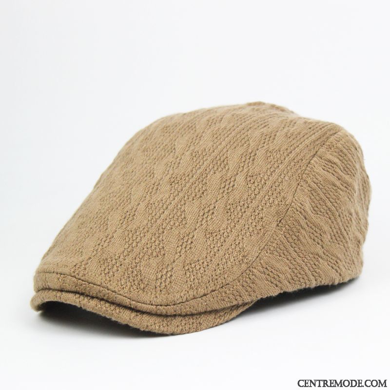 Casquette Homme Garder Au Chaud Milieu Le Nouveau Tricot Hiver L'automne