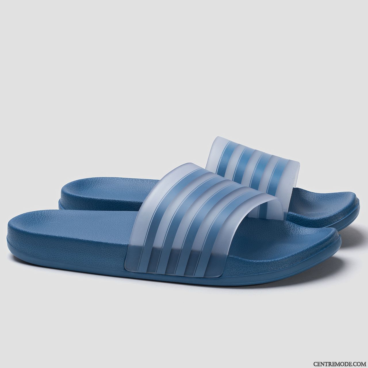 Chaussons Homme Mode Salle De Bains De Maison Tongs Chaussons Antidérapant Fantaisie Bleu