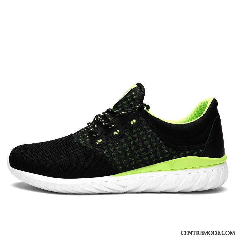 Chaussure En Cuir De Running Brun Chameau, Chaussures Homme Running Chic En Vente