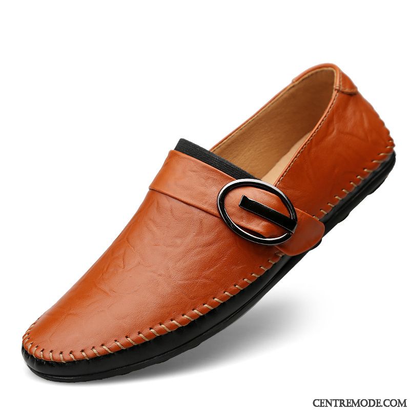 Chaussure Montante Homme Noir Beige, Mocassin Homme Cuir Noir Pas Cher