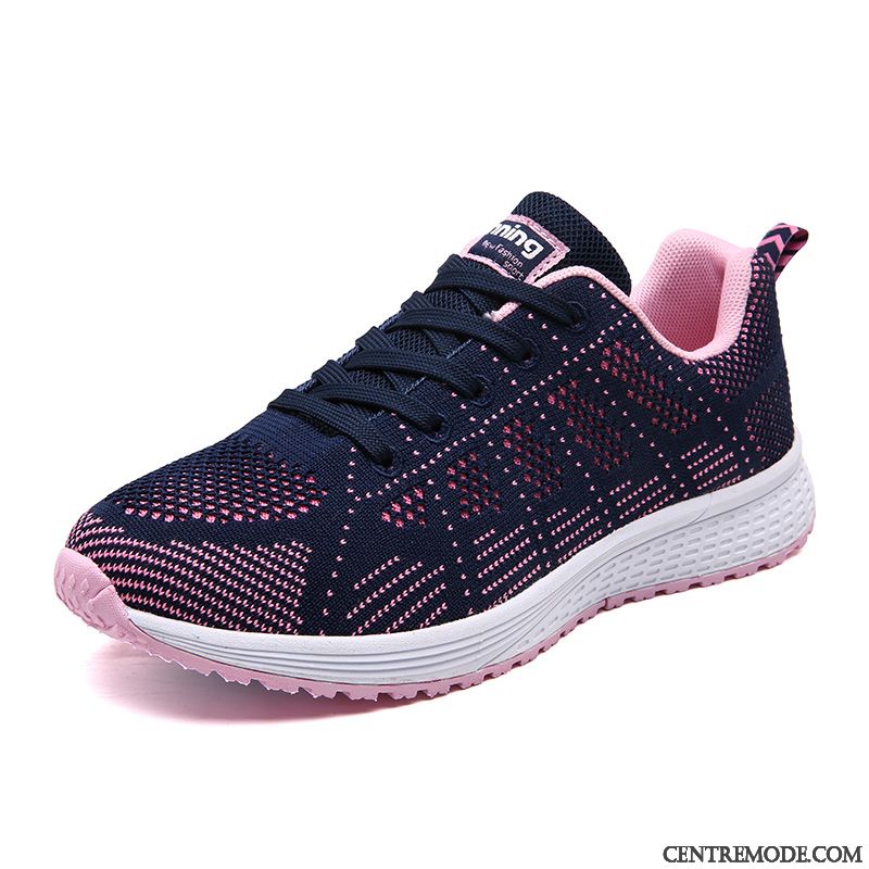 Chaussure Running Salle, Vente De Chaussures De Running Bleu Marin Peachpuff