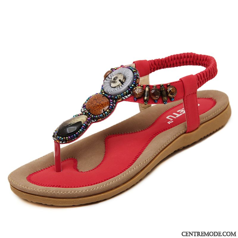 Chaussure Sandales Femme Pas Cher En Vente, Sandales Femme Beige Pas Cher Tout Blanc Noir