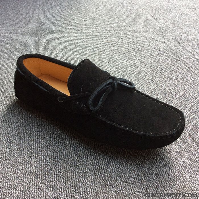 Chaussures Bicolores Homme, Mocassin Homme Confort Marron Pérou