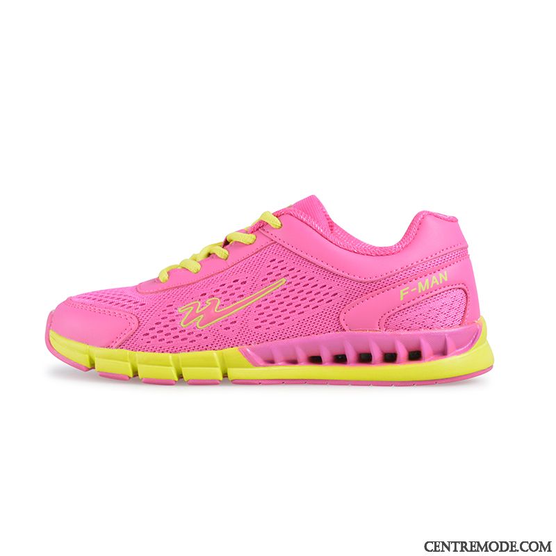 Chaussures Tennis Femme Soldes Bronzer Seashell, Chaussure De Running Rose Pas Cher Soldes