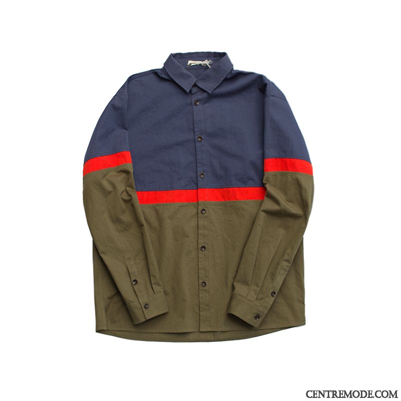 Chemise Rouge Homme Pas Cher, Chemisette Blanche Homme Beige Sable Jaune Vert