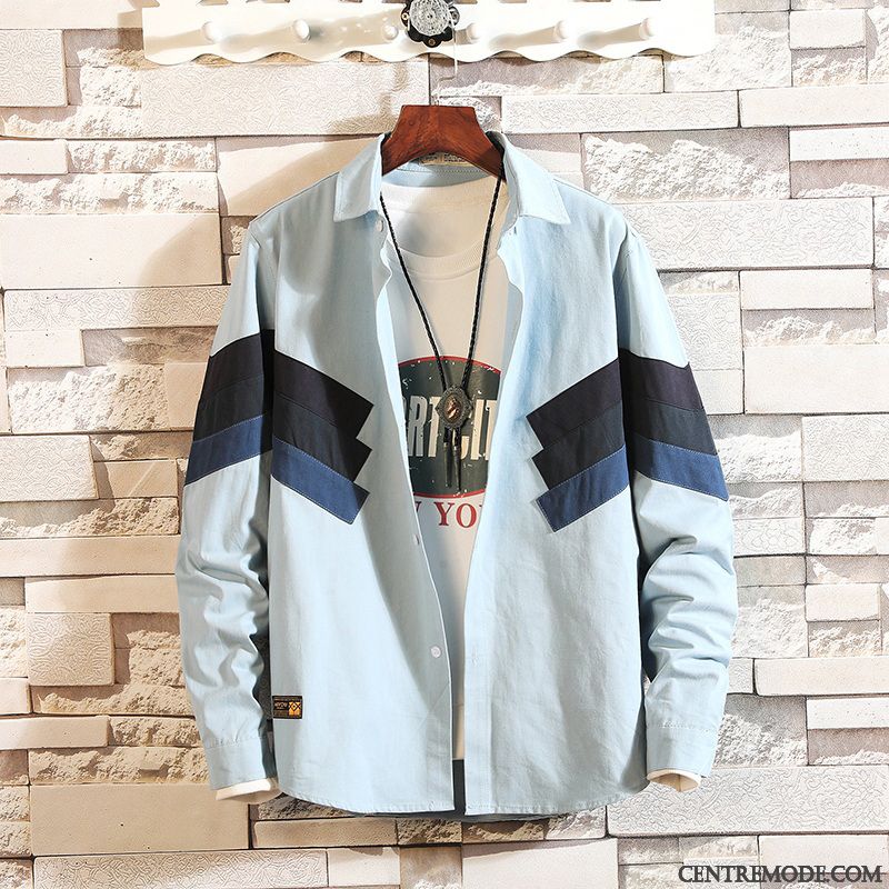 Chemises Homme L'automne Une Veste Ultra Tendance Longues Manteau