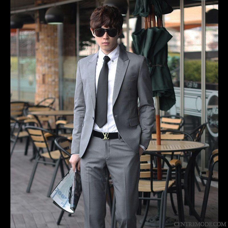 Costume Homme Vert Printanier Saphir, Costume Pour Homme Slim Pas Cher Soldes