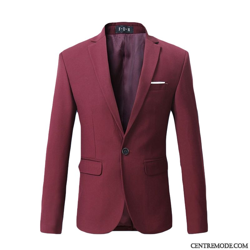 Costume Mariage Homme Bleu Marine Pas Cher, Blazer Costume Homme Pas Cher Beige Crème