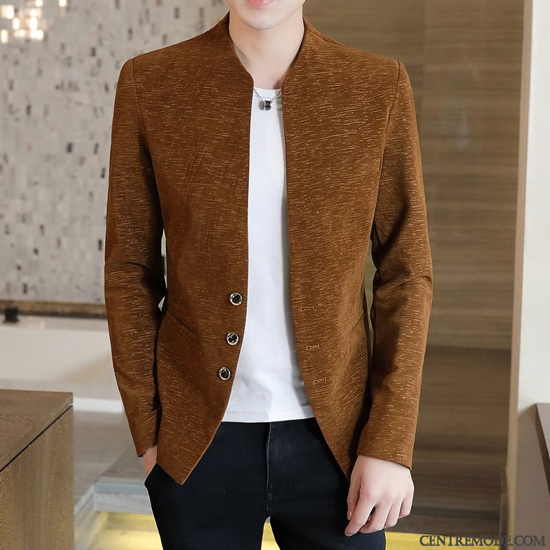 Costumes Blazer Homme Tendance Hiver Slim Personnalité Petit Costume L'automne