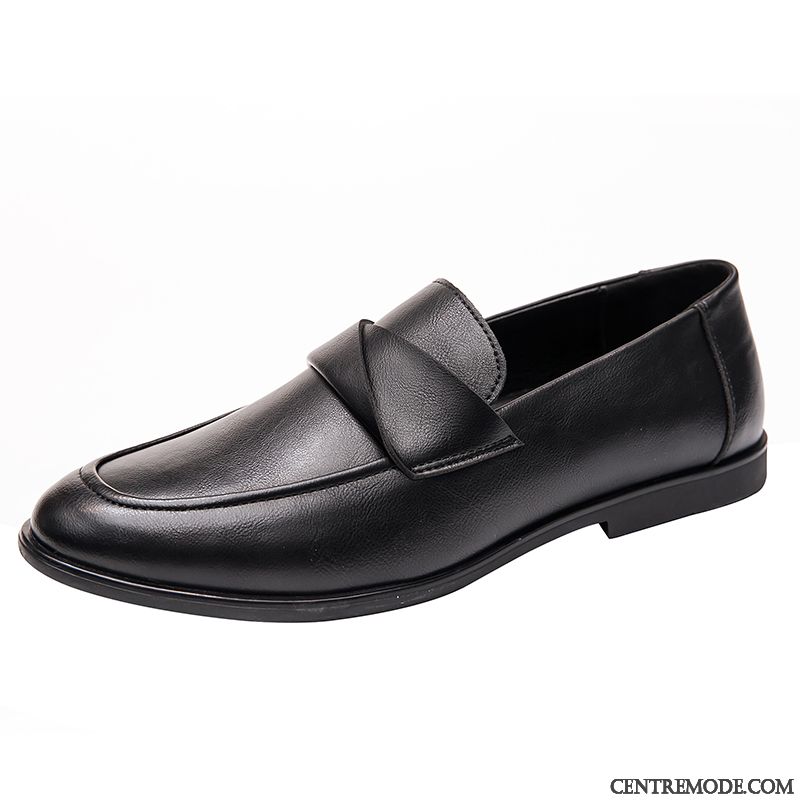 Derbies Homme Mode Tous Les Assortis Décontractée Slip-on Entreprise Printemps Noir