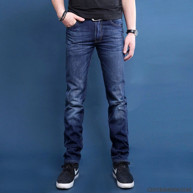 Jean Skinny Pas Cher Homme, Jean Straight Homme Vert Bronzage