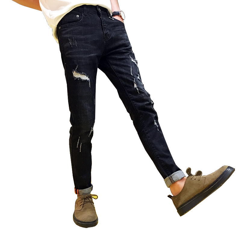 Jean Slim Couleur Homme Blanc Gris Charbon, Jeans Fashion Homme Pas Cher