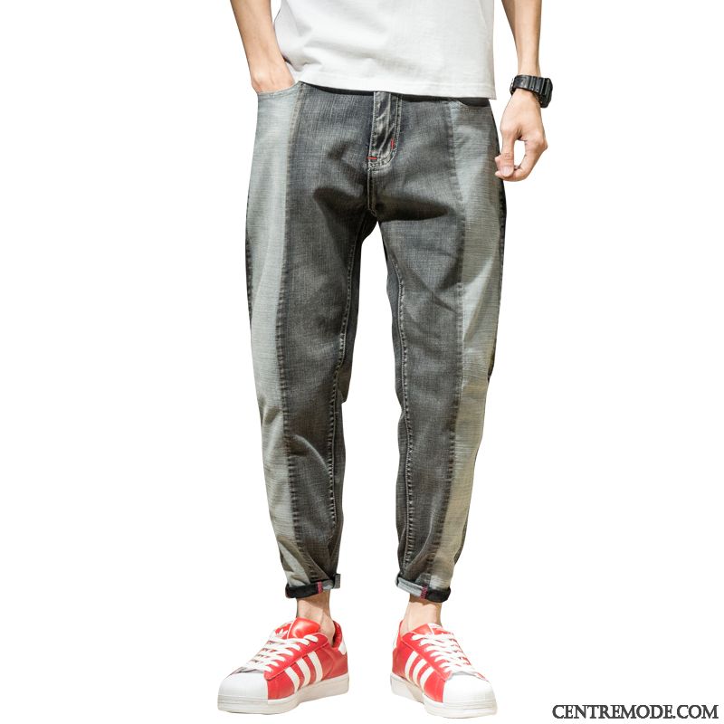 Jupe En Jeans Homme Pas Cher, Jean Grande Taille Pas Cher Blanc Rouge