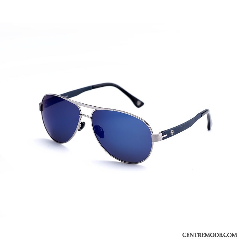 Lunettes De Soleil Homme Myopie Chauffeur Le Nouveau Aviateur Bleu