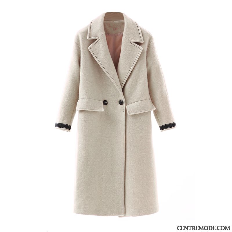 Manteau Laine Noir Femme Pas Cher Soldes, Trench En Laine Femme Steelblue Jaune