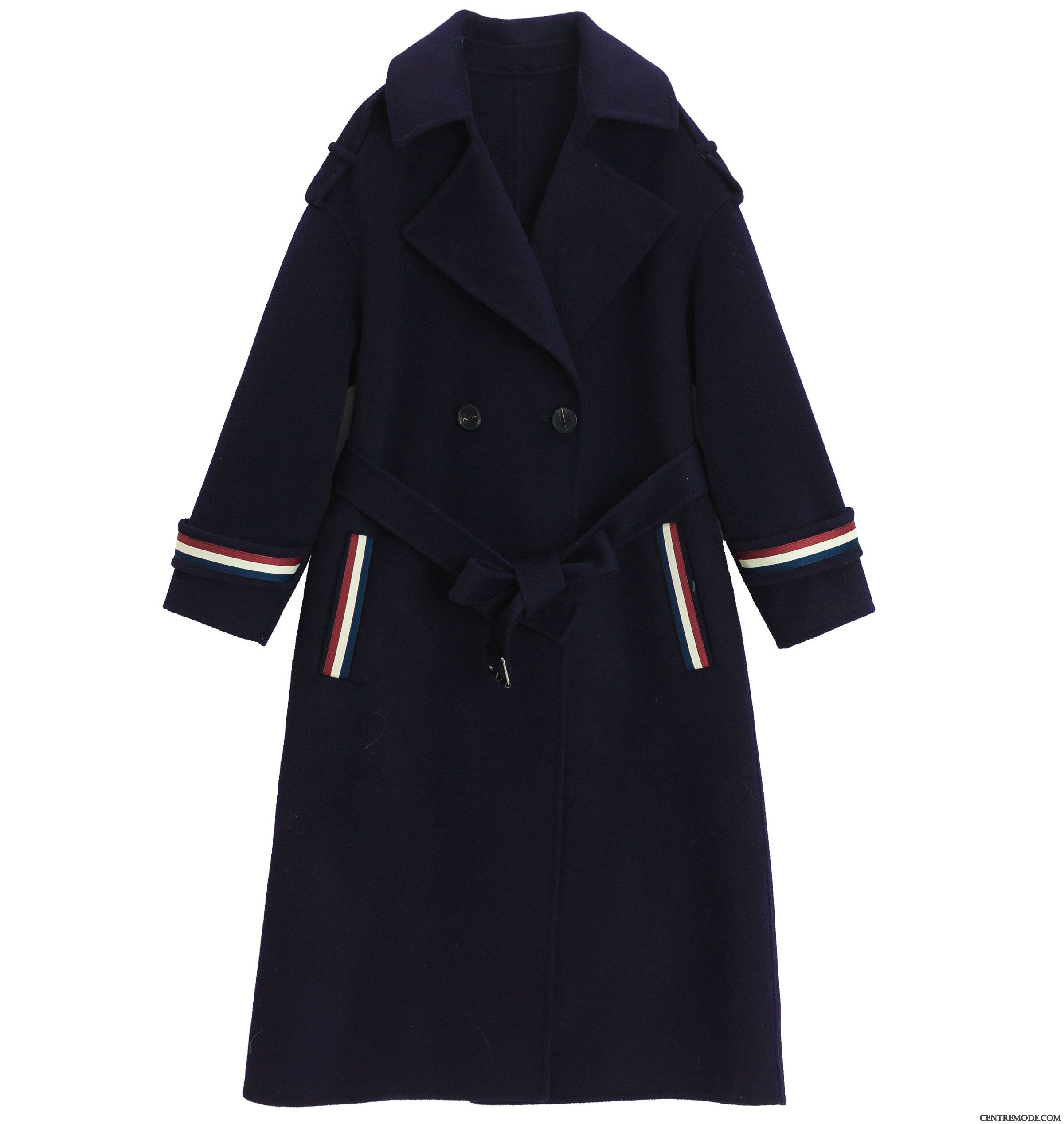 Manteaux Femme Hiver Parka Manteau En Laine Bleu