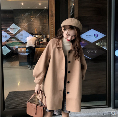 Manteaux Femme Étudiant Campus Vent Parka Longue Tendance Hiver Noir