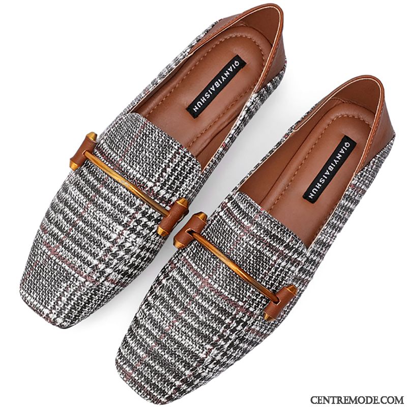 Marque Mocassin Femme Olive Verte Ambre, Mocassin Talon Haut Femme Pas Cher Soldes