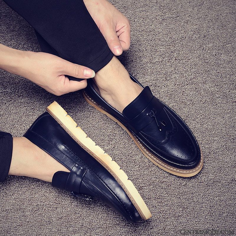 Mocassin A Boucle Homme Lawngreen Chocolat, Mocassin Bicolore Homme Pas Cher