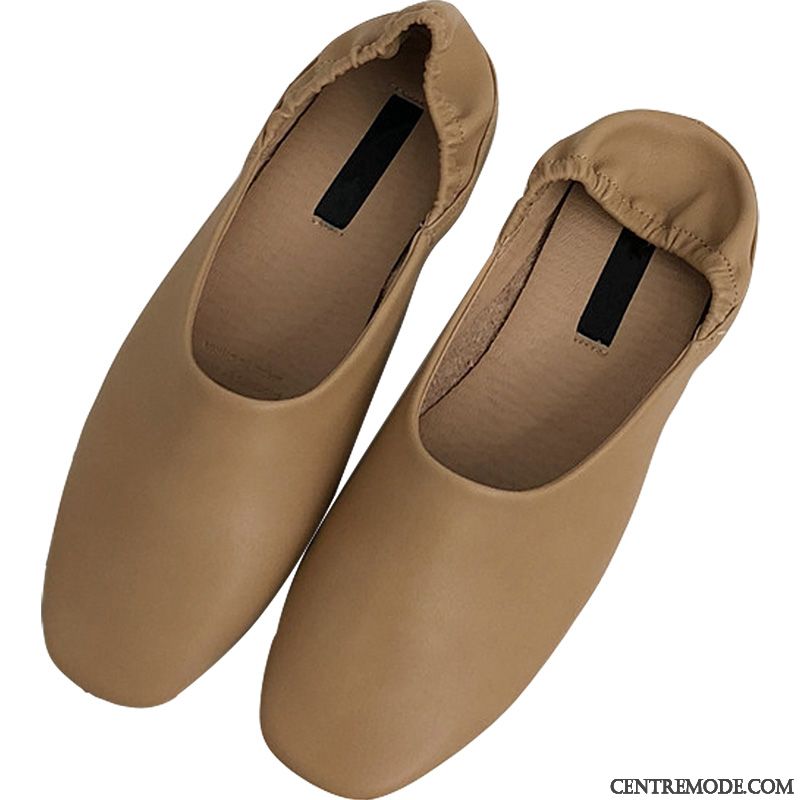Mocassin Blanc Femme Bordeaux Noir, Mocassin Femme Cuir