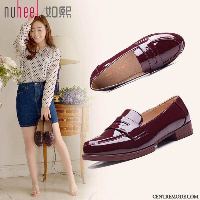 Mocassin Bleu Marine, Mocassin Femme Grande Taille Rose Saumon Vert Pâle