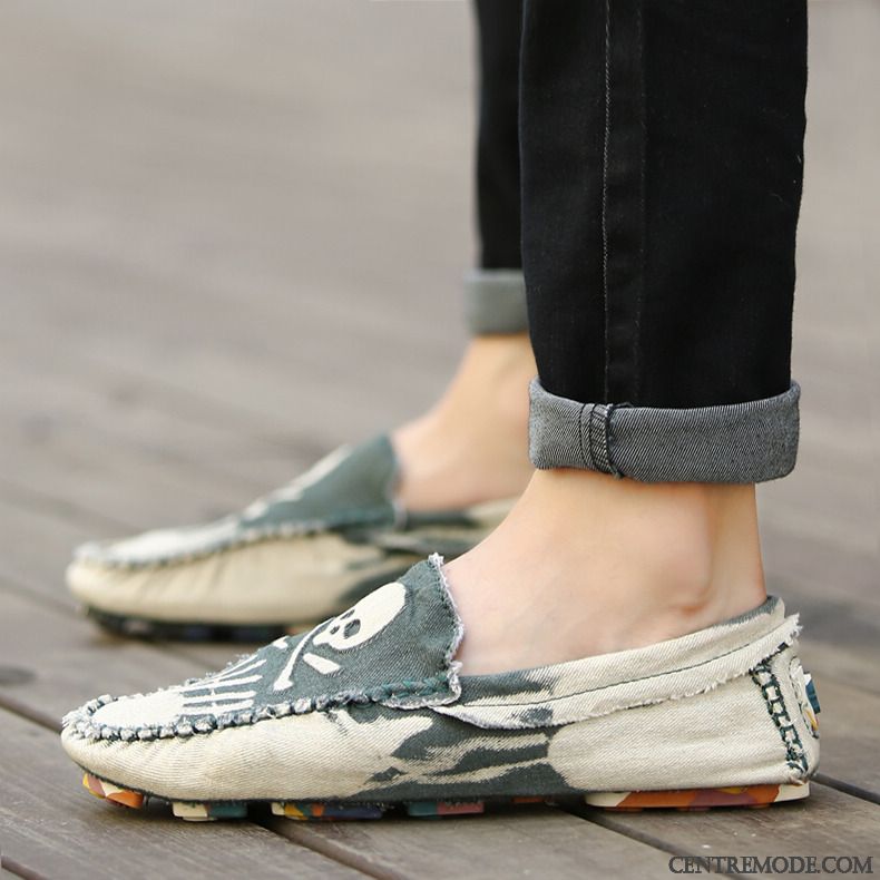 Mocassin Fashion Homme En Ligne, Chaussures Outdoor Homme Bleu Royal Or