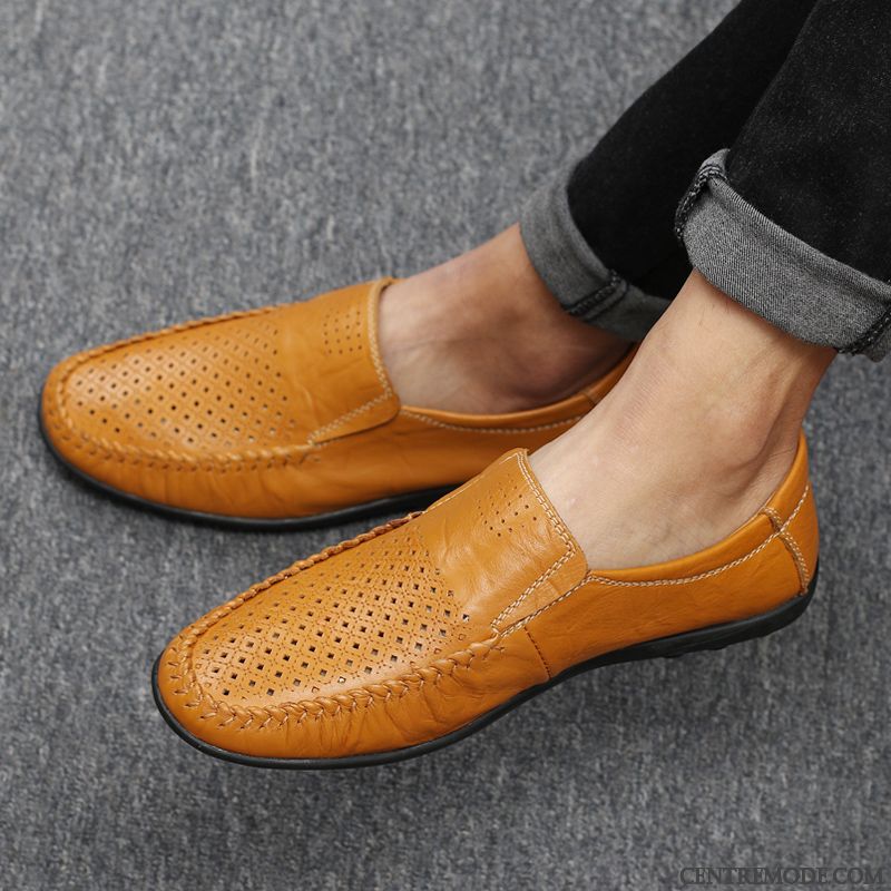 Mocassin Homme Marron Daim, Mocassin Homme Daim Pas Cher Ambre Paleturquoise