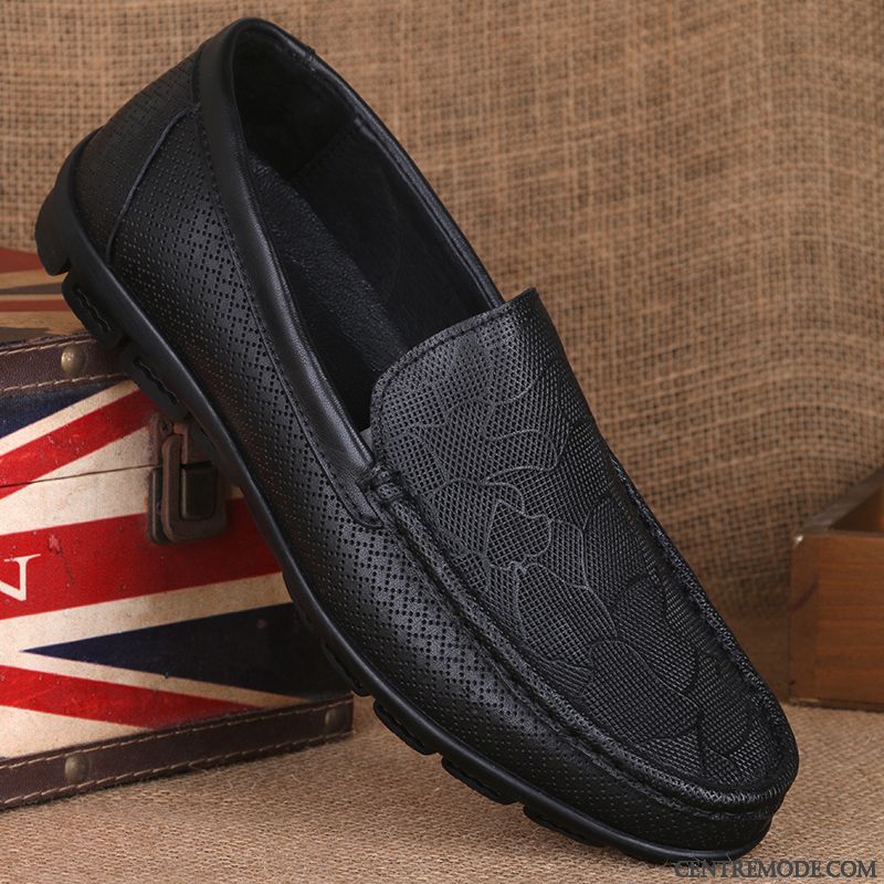 Mocassin Homme Vernis Noir, Mocassin Homme Daim Bleu Marine Bleu Cobalt Crème
