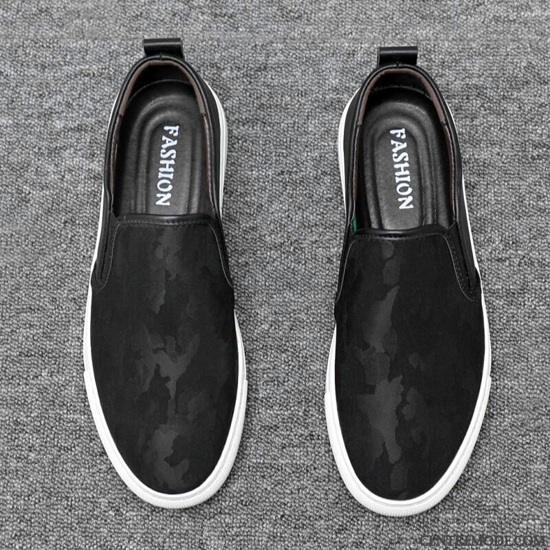 Mocassins Homme Été Tous Les Assortis Décontractée Flâneurs Tendance Slip-on Noir