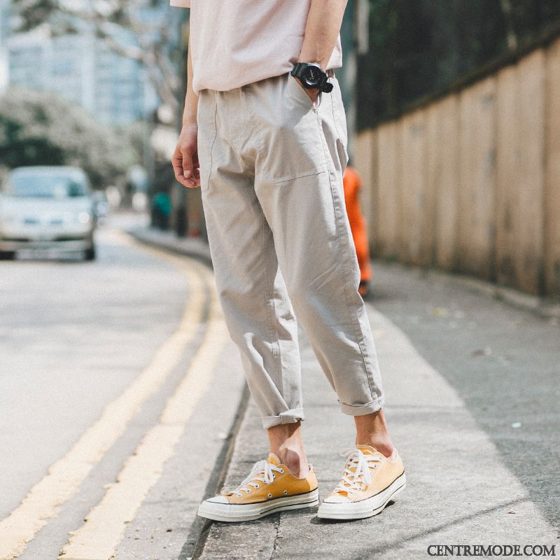 Pantalon Été Homme Violet Seashell, Pantalon Vert Homme Pas Cher