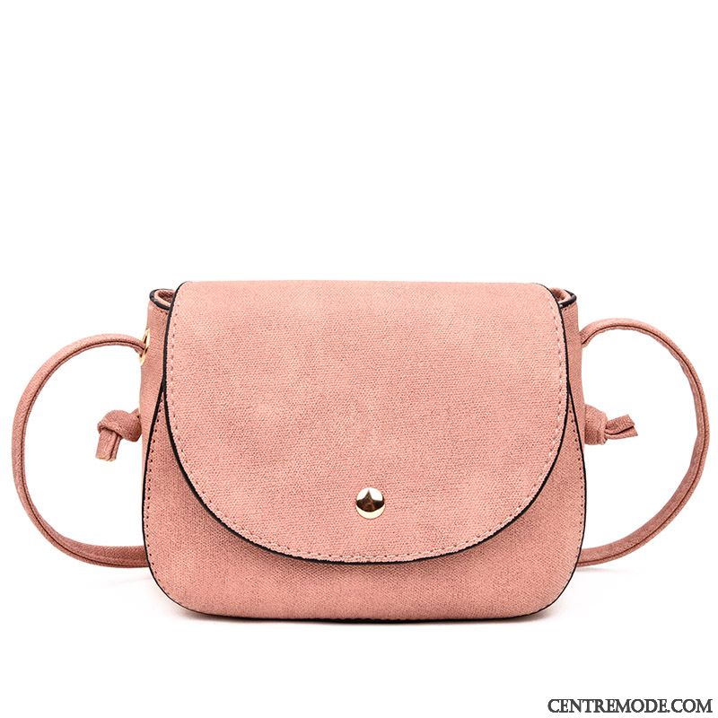 Sac À Bandoulière Femme All-match Le Nouveau Rétro Petit L'automne Hiver Rose