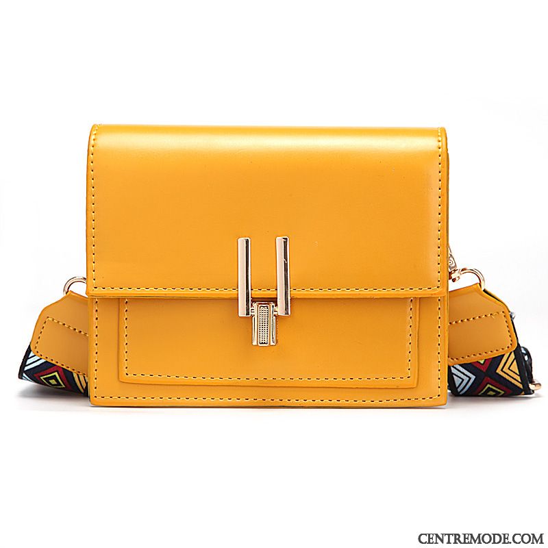 Sac À Bandoulière Femme Le Nouveau Sacs À Bandoulière Tendance Sac De Messager Petit Jaune