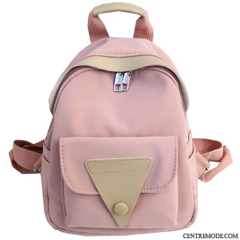 Sac À Dos Femme Été Ultra Le Nouveau All-match Étudiant Cartable Rose