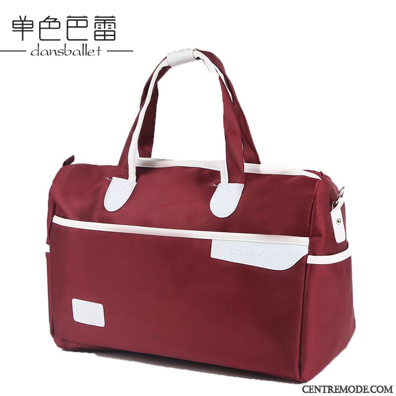 Sac À Dos Randonnée Femme Bagage Aptitude Voyage Tourisme Grande Capacité Homme Bordeaux Pure