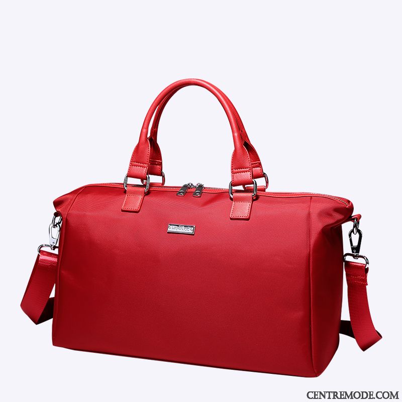 Sac À Dos Randonnée Femme Court Homme Mode Lumière Réseau Tourisme Rouge