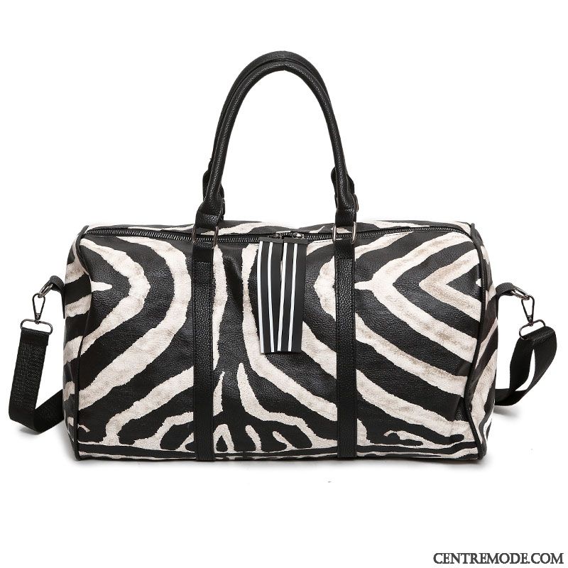 Sac À Dos Randonnée Femme Court Étanche Tendance Simple Grande Capacité Portable Noir