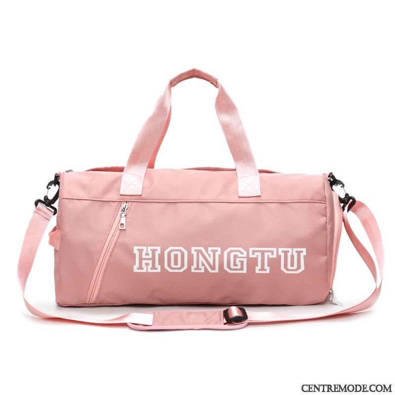 Sac À Dos Randonnée Femme Homme Espiègle Tendance Lumière Voyage Court Rose