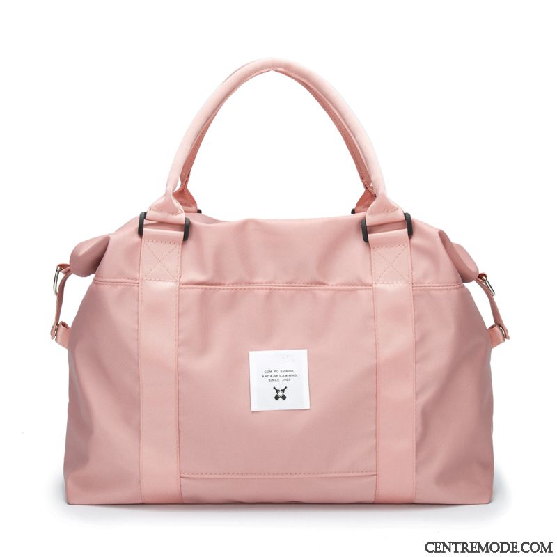 Sac À Dos Randonnée Femme Réseau Portable Voyage Tourisme Lumière Bagage Rouge Rose